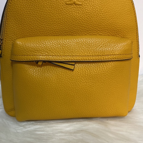 Tory Burch Yellow Mini Backpack - Picture 5 of 9